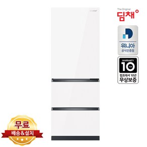 위니아 딤채 EDT33JBPYWT [공식인증점] 2024년형 스탠드형 화이트 김치냉장고 330L