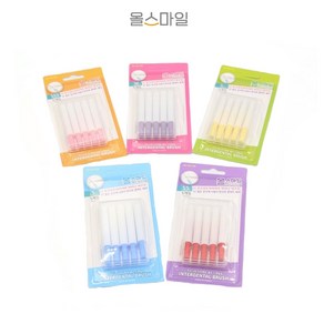 올스마일 치과 치간칫솔 5개 x 4팩 ( SSS SS S M L 사이즈), 4세트, SSS 사이즈(0.22mm 가장 가는 사이즈), 1개입