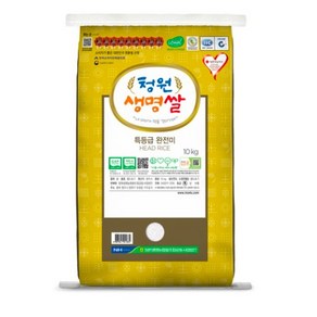 청원생명농협 청원생명쌀 특등급완전미, 20kg, 1개