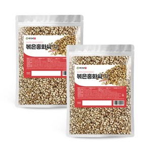 백장생 국내산 홍화씨 볶은홍화씨 600g, 2개