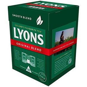 Oiginal Blend Lyons Tea (80 Teabags) 오리지널 블렌드 리옹티 (80티백), 1개, 85.05g