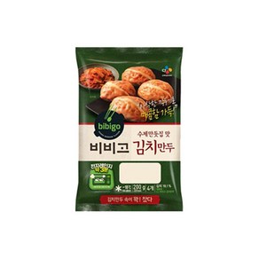 비비고수제 진한김치만두 200G, 1개