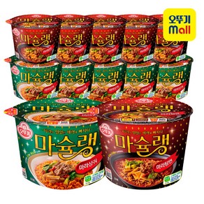 오뚜기 마슐랭 마라탕면 130g 6개+마라샹궈 120g 6개, 1세트