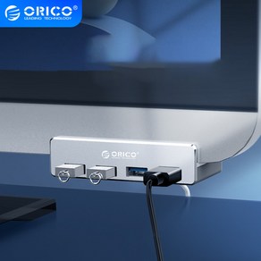 [chengyi] Oico MH4PU-P 스냅식 USB 3.0 4포트 퀵차지 허브 전원 공급구 포함/다종설비 지원/LED 표시등 포함, 은색, 1개