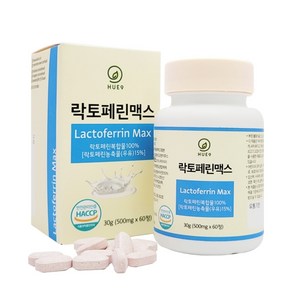 휴나인 락토페린 맥스 500mgx60정, 60정, 단품, 1개