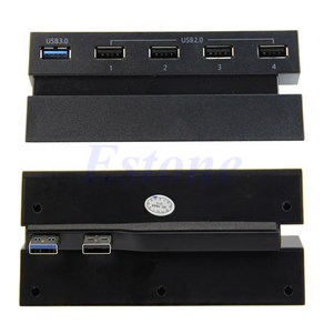 PS4 고속 USB 분배기 확장 어댑터 USB 허브, 1개