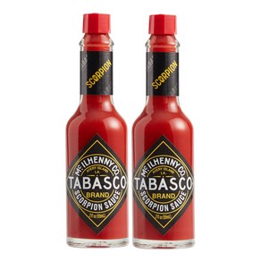 [2개세트]타바스코 5만 스코빌 스콜피온 소스 148ml - Tabasco Scopion Sauce, 2개