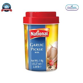 Galic Pickle NATIONAL Pakistan 마늘 피클 내셔널 파키스탄, 1개, 1kg