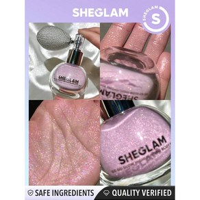 쉬글램 sheglam 고고 글로우 하이라이터 바디 미스트 러브 밤 바디 글리터, 1개