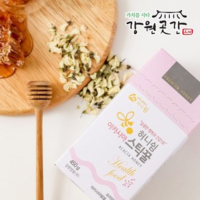 강원도 천연벌꿀 꿀스틱 허니쉼 아카시아꿀 30포 450g, 아카시아꿀 30개입, 1개