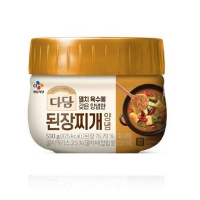 CJ 다담 된장찌개 530Gx2입 1개 (신선식품), 530g, 2개