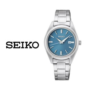 세이코 SEIKO 여성 터키 블루 메탈 시계 SUR531P1