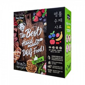 데이스포 명품 수제사료 과일식단 1kg/ 전견용, 1개, 1kg, 과일