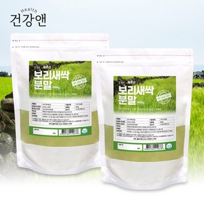 건강앤 제주산 새싹보리 분말 500g, 3개