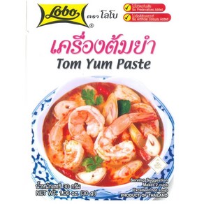 [태국] 로보 톰얌 페이스트 똠얌꿍 / [THAI] LOBO TOMYAM PASTE, 12개, 30g