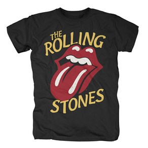 ROCKPANDA Rolling Stones Vintage Type Tongue 반팔티