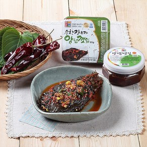 순창장본가 전통식품 양념깻잎장아찌 500g 강순옥 식품명인, 1개