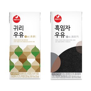 서울우유 귀리우유 190ml x 24팩 흑임자우유 190ml x 24팩, 48팩, 48개