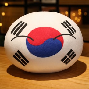 컨트리볼 인형 키링 애착 국기 쿠션 국가 나라, 30cm0.3kg, 대한민국