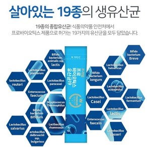 위장운동 촉진 유산균 대장증후군 신진대사 과민성 잦은 설사 방귀, 60g, 1개