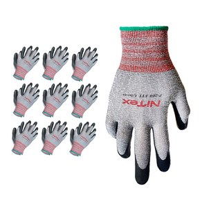 나이텍스 장갑 P200 핏 안전 작업 손바닥 코팅 글러브 10켤레 / Nitex P200 FIT MG Safety Coating Gloves 10pairs