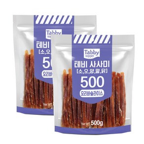 테비사사미 오리바 슬라이스 500g x 2개 묶음