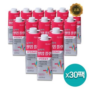 대상웰라이프 뉴케어 혈압플랜 BP프로 고단백 고혈압환자 건강식 200ml 30팩, 30개, 0.2L