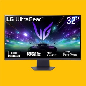 LG전자 울트라기어 32인치 게이밍 커브드모니터 32GS60QC, 80cm