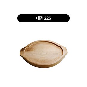 낮은전골받침 목받침 6size, 1개