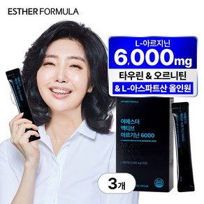 여에스더 액티브 아르기닌 6000, 3개, 14회분