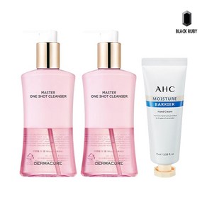 더마큐어 마스터 원샷 클렌저 시즌2 200ml x2 + AHC 핸드크림 75ml