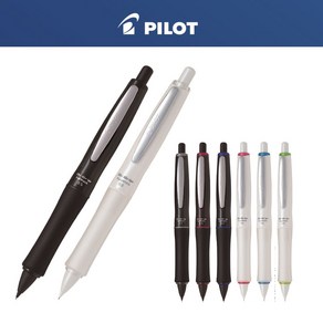 PILOT 파이롯트 닥터그립샤프 퓨어블랙 화이트 0.5mm, HDGPW-80R-SG 소프트그린