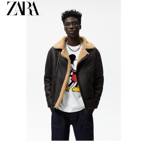 ZARA 자라 더블 페이스드 무스탕 자켓