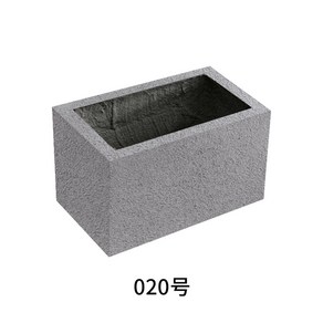 콘크리트화분 직사각형토분 대형 텃밭 연그레이 30종 두꺼운 사각토분 시멘트 베란다, 020, 020 컬러 리얼 스톤, 1개