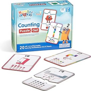 Leaning Resouces Numbeblocks 넘버블록스 Counting Puzzle Set 수 놀이 매칭 퍼즐 95401, 1피스, 상품명참조, 1개