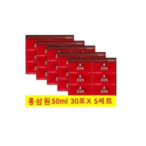 정관장 홍삼원기 50ml x 30포 (5세트), 5개