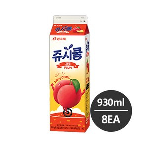 빙그레 쥬시쿨 자두 930ml 8개 냉장배송