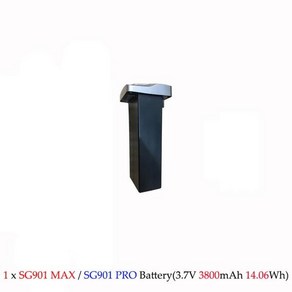 리튬 배터리 교체용 정품 SG901 MAX 드론 PRO 3.7V 3800mAh 비행 시간 24 분, [07] Set7, 1개