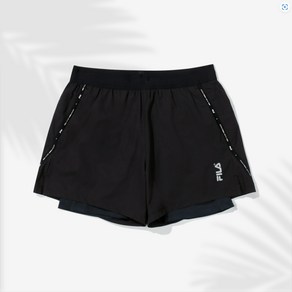 [FILA] 러닝 올인원 4부 바지_FS2TRE2205M_BLK