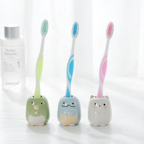 [5개] 캐릭터칫솔꽂이 애니멀칫솔꽂이, 곰, 5개