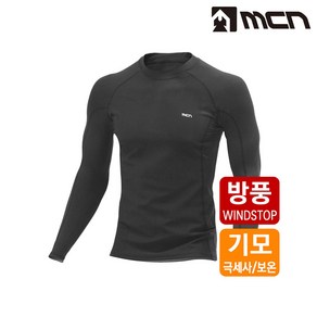 MCN 이너웨어 MTW-WS-506 블랙 방풍상의 언더웨어