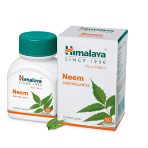 Himalaya Neem Tablets | Skin Wellness| Controls Acne | 60 tablets