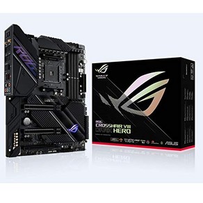 ASUSTek AMD X570 탑재 AM4 대응 마더보드 ROG CROSSHAIR VIII DARK HERO [ ATX ], 단일옵션