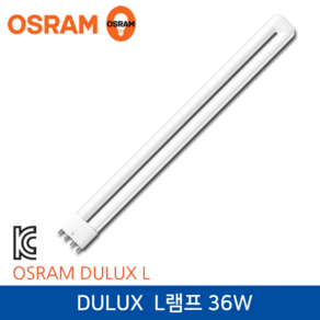 오스람 PL구 DULUX L램프 36W 주광색, 1개