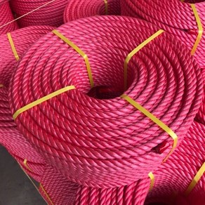 신한로프 PP ROPE 빨강로프 녹색로프 노랑로프 색상로프 16mm*130m, 1개