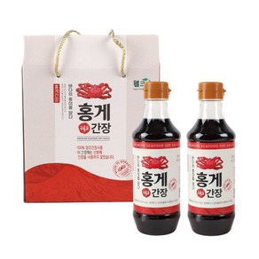 홍게 간장 선물 세트, 2개, 500ml