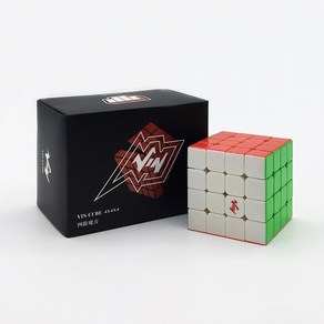 4X4 Vin Cube M 44 자석 큐브 루빅스 선수용 스피드 마그네틱 큐브 444, Glossy Vesion(스탠더드), 1개