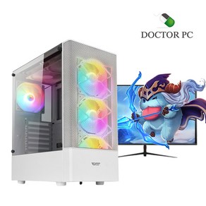 닥터PC 고성능 조립컴퓨터 게이밍 풀세트 모니터포함, 풀세트 31번, 화이트