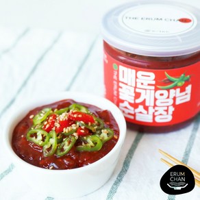 [이룸찬] 꽃게 순살 양념게장300g 꽃게 매운 순살 양념게장300g, 300g, 1개