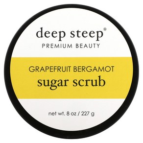 Deep Steep 슈가 스크럽 자몽 베르가못 8 oz (227 g) 2팩